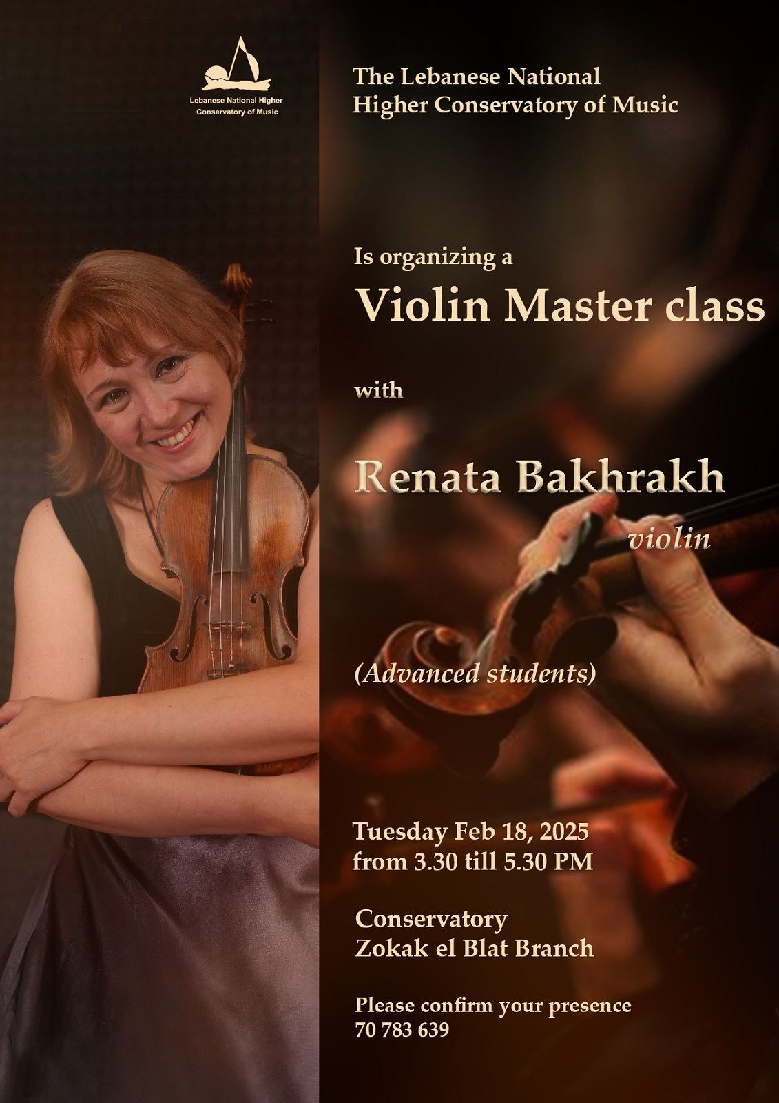 VIOLIN MASTER CLASS WITH RENATA BAKHRAKH thumbnail