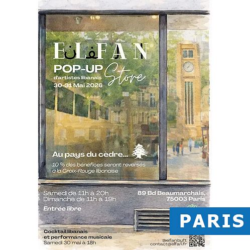 ELFAN POP UP D'ARTISTES LIBANAIS