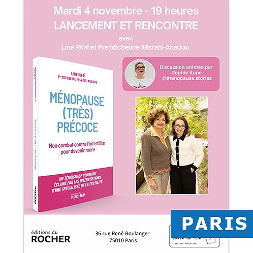 LANCEMENT ET RENCONTRE AVEC LINE RIFAÏ ET PRE MICHELINE MISRAHI-ABADOU thumbnail