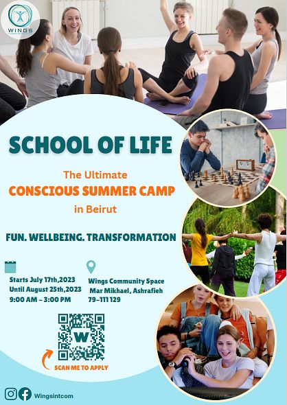 SCHOOL OF LIFE : THE ULTIMATE CONSCIOUS SUMMER CAMP IN BEIRUT thumbnail