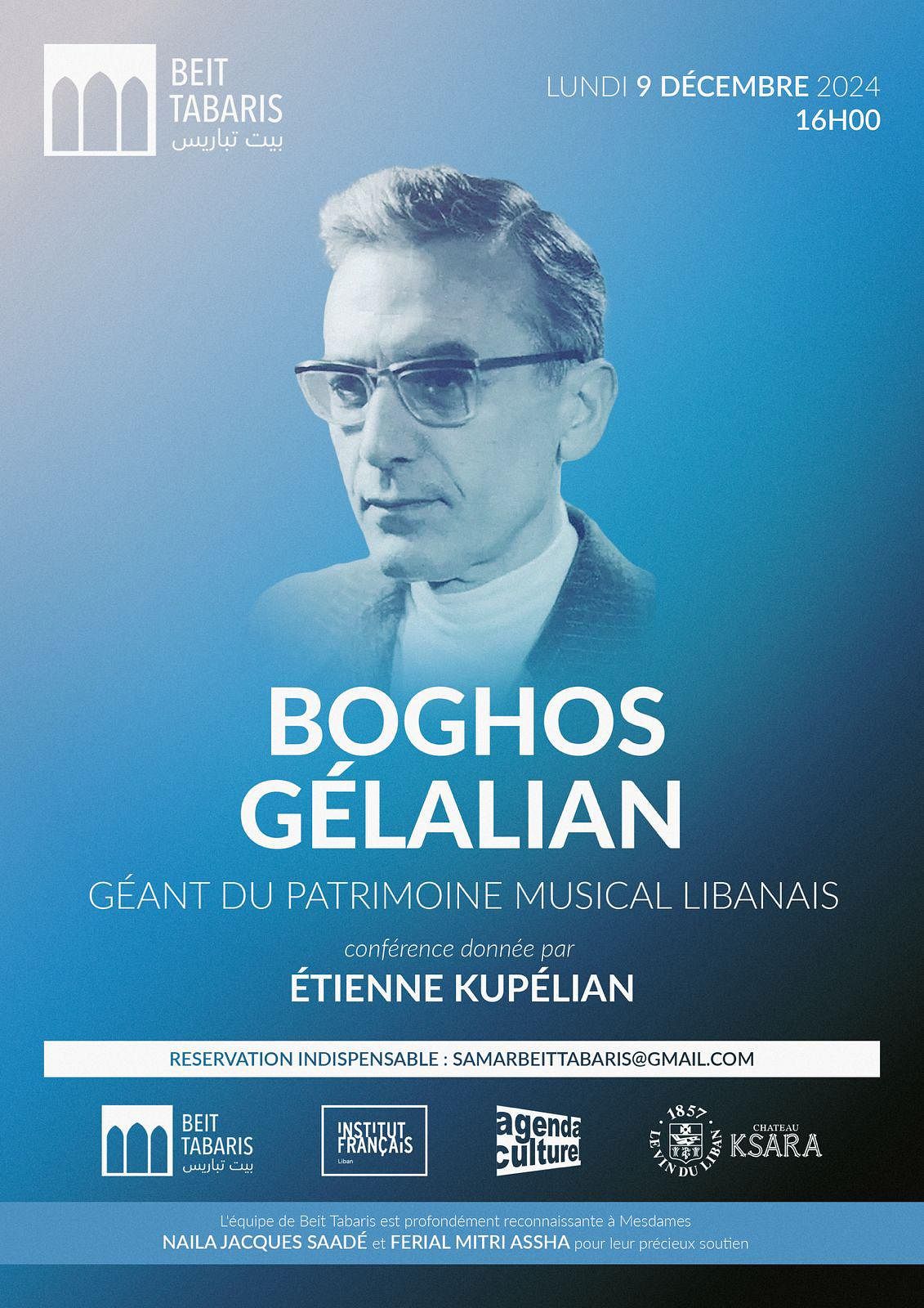 BOGHOS GELALIAN : GEANT DU PATRIMOINE MUSICAL LIBANAIS thumbnail