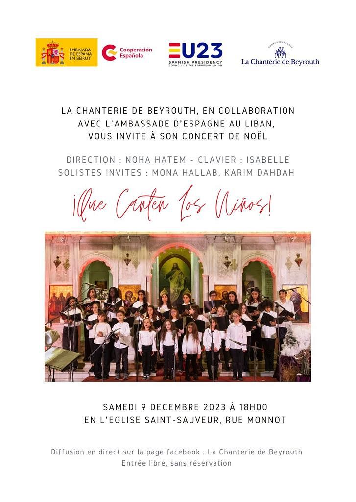 LA CHANTERIE DE BEYROUTH : CONCERT DE NOEL thumbnail