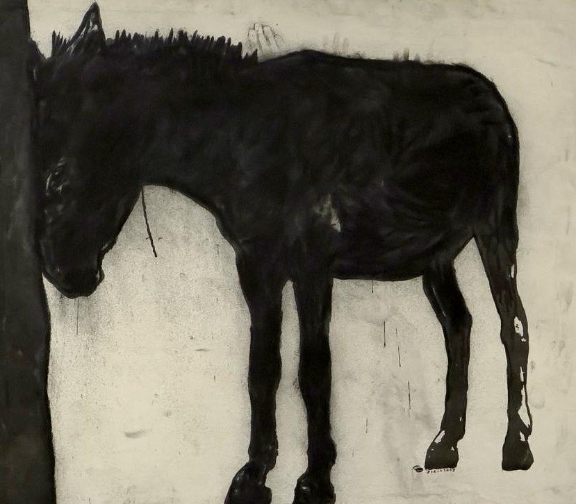 CHARCOAL, INK AND A DONKEY, SADIK KWAISH ALFRAJI thumbnail