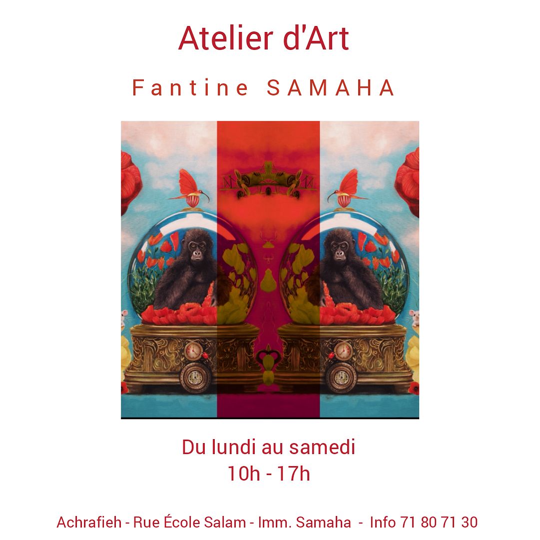 Ouverture de l'atelier d'art Fantine Samaha thumbnail
