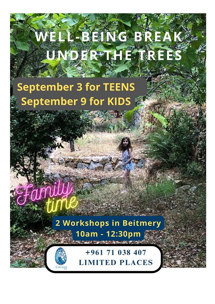 A WELL-BEING Family BREAK UNDER THE TREES thumbnail