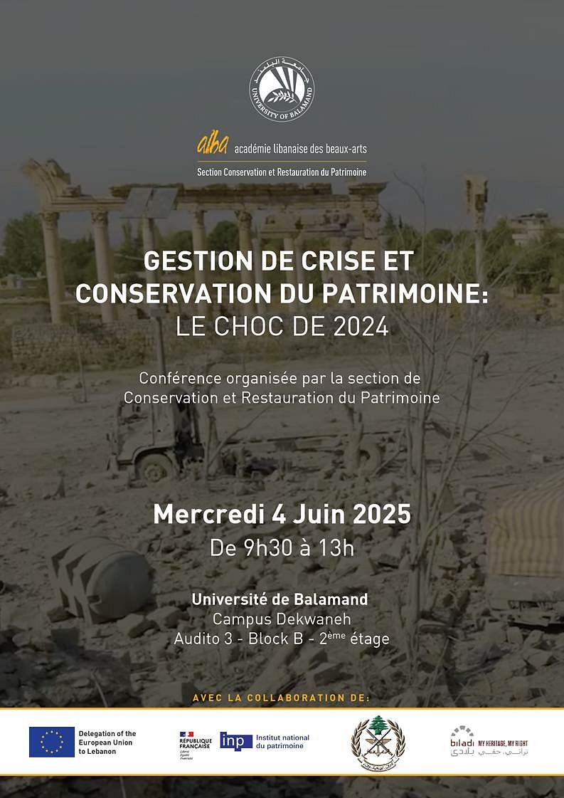 GESTION DE CRISE ET CONSERVATION DU PATRIMOINE thumbnail
