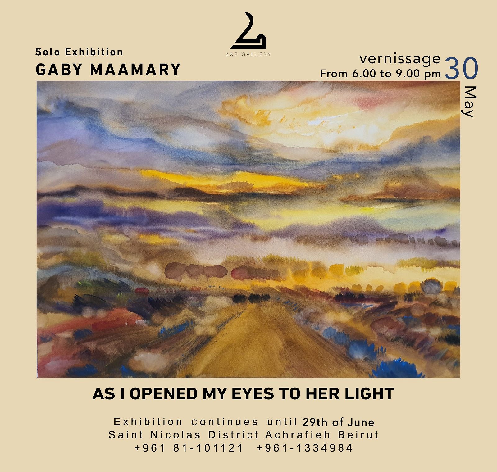 AS I OPENED MY EYES TO HER LIGHT, GABY MAAMARY thumbnail