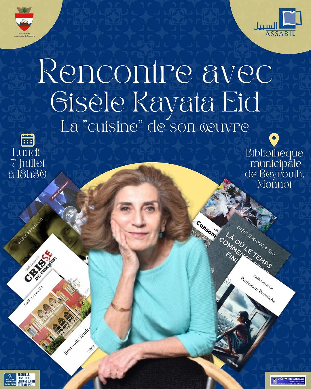 RENCONTRE AVEC GISELE KAYATA EID : LA CUISINE ET SON OEUVRE thumbnail