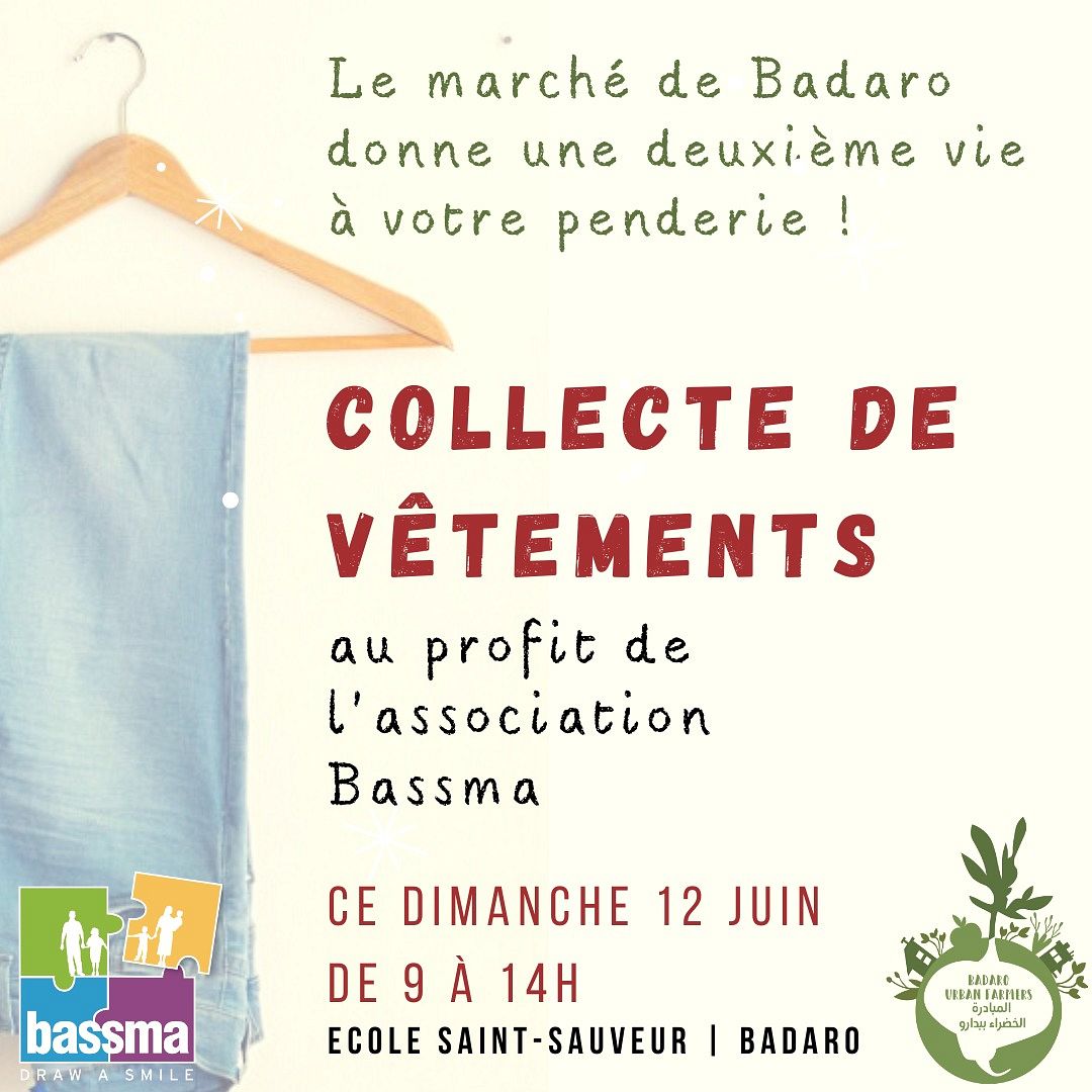 Collecte de vêtements au profit de l'association BASMA thumbnail