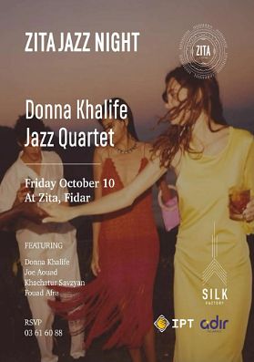 ZITA JAZZ NIGHT FEATURING DONNA KHALIFE JAZZ QUARTET thumbnail