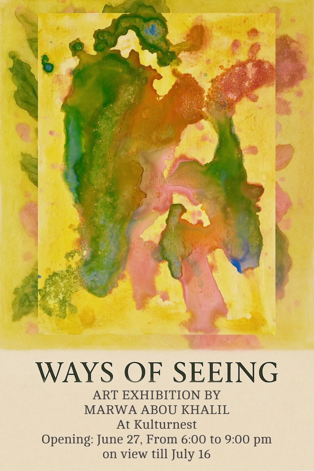 MARWA ABOU KHALIL, WAYS OF SEEING thumbnail