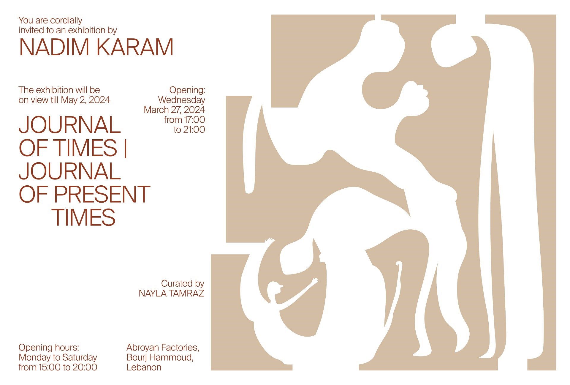JOURNAL OF TIMES / JOURNAL OF PRESENT TIMES, NADIM KARAM thumbnail