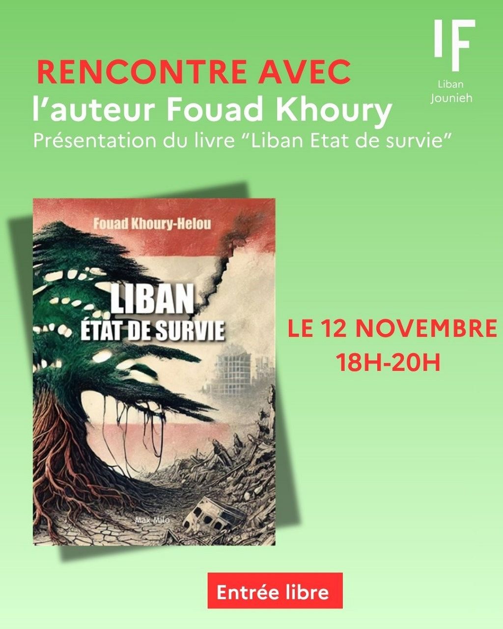 RENCONTRE AVEC L'AUTEUR FOUAD KHOURY  thumbnail