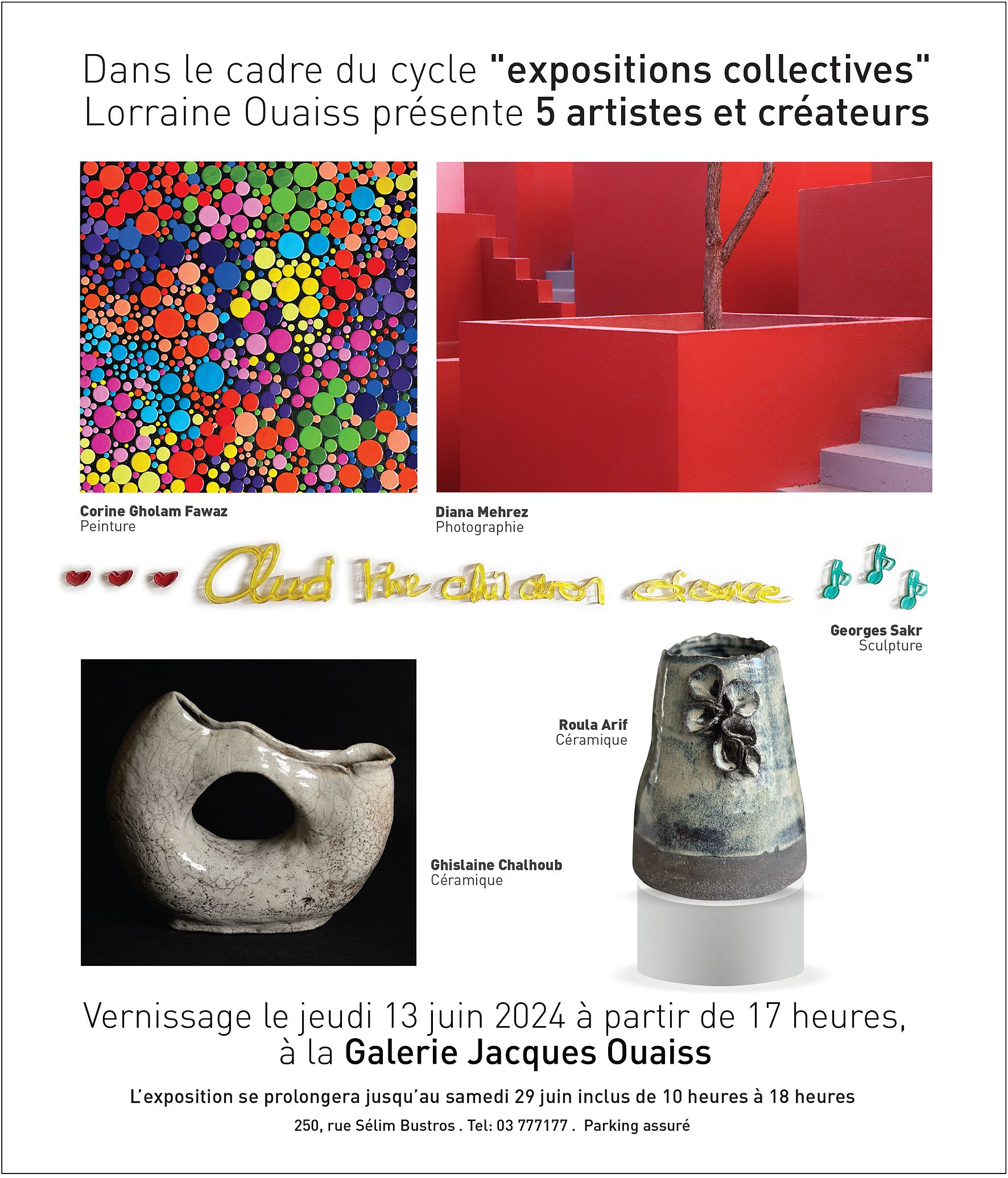 EXPOSITIONS COLLECTIVES : 5 ARTISTES ET CRÉATEURS thumbnail