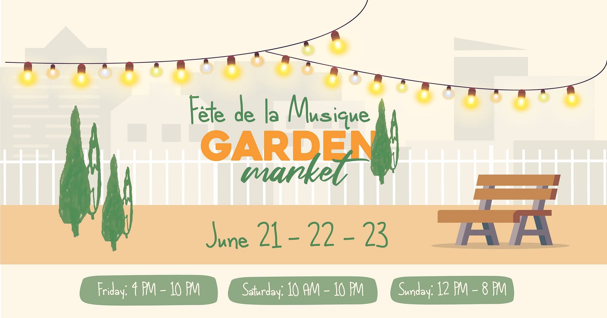 FETE DE LA MUSIQUE : GARDEN MARKET thumbnail