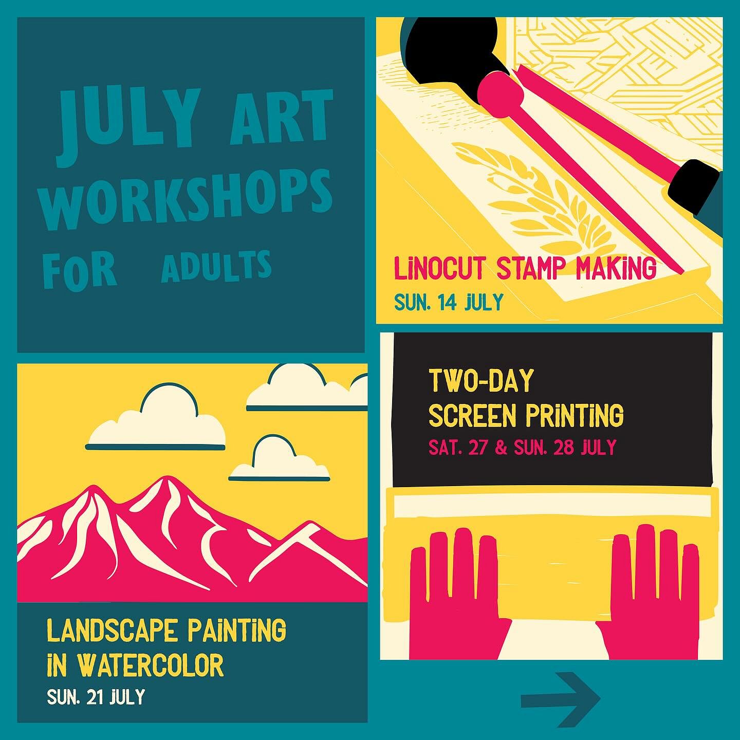 JULY WORKSHOPS AT MACAM thumbnail