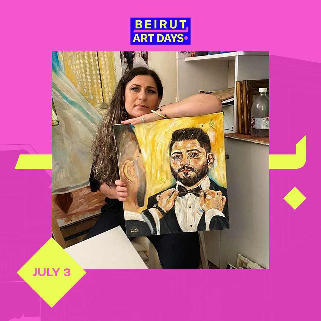 BEIRUT ART DAYS: MEET THE ARTIST MARAL MANISS IN HER STUDIO thumbnail