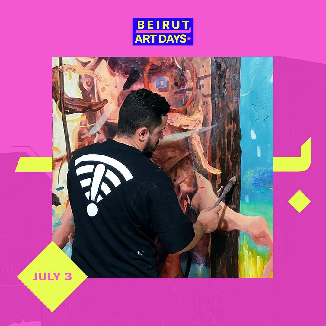 BEIRUT ART DAYS: MEET PHILIPPE FARHAT & LIVE PAINTING thumbnail