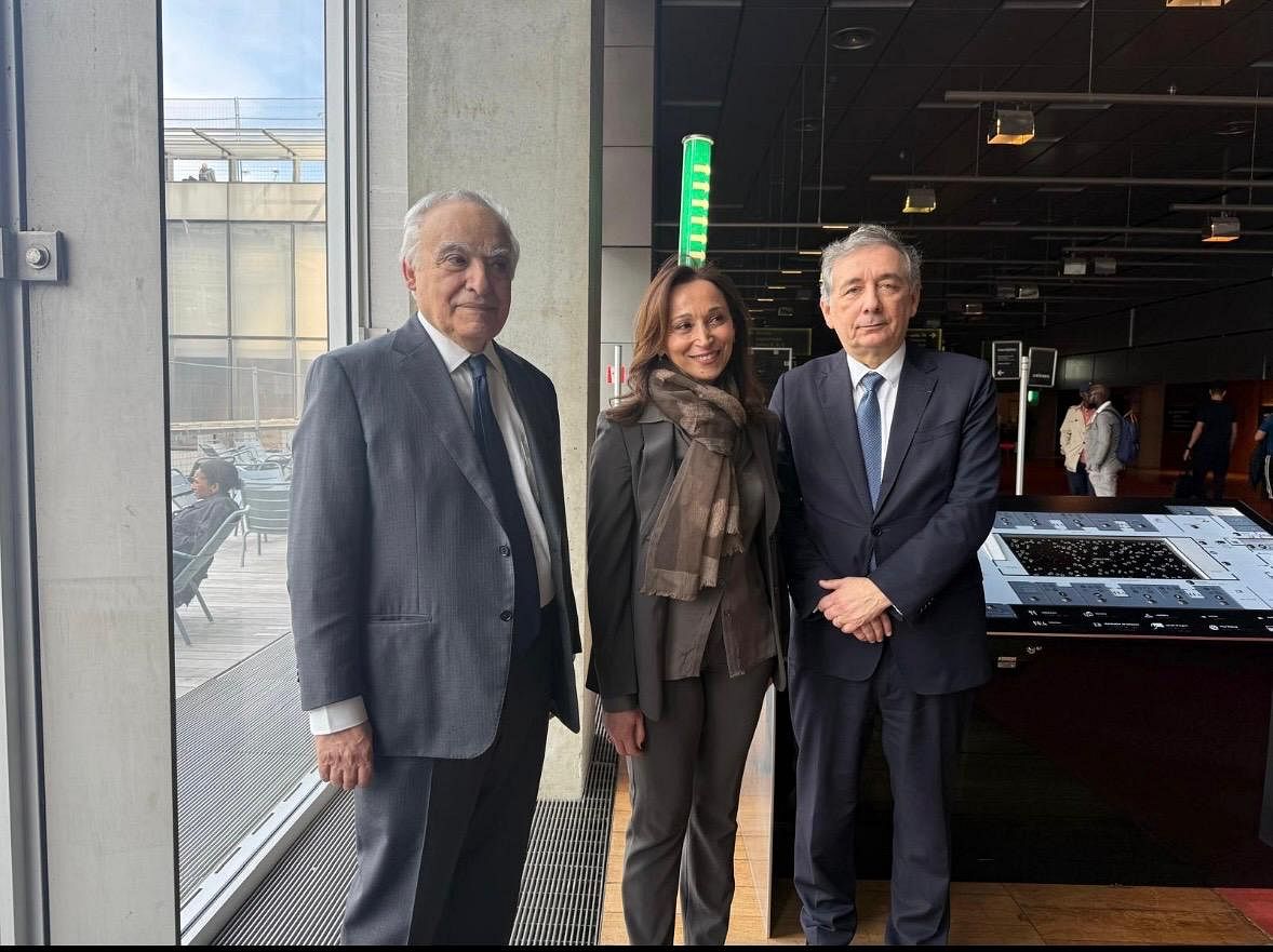 Visite du Ministre libanais de la Culture à Paris à l’occasion de l’inauguration de l’exposition « Byblos : cité millénaire du Liban »