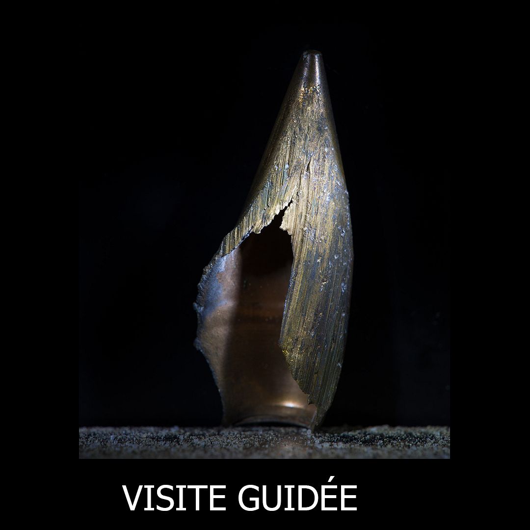 VISITE GUIDÉE #211 ET PANEL : SILENT IMPACT : NARRATIVES OF BULLETS  ﻿DE GEORGES YAMMINE thumbnail