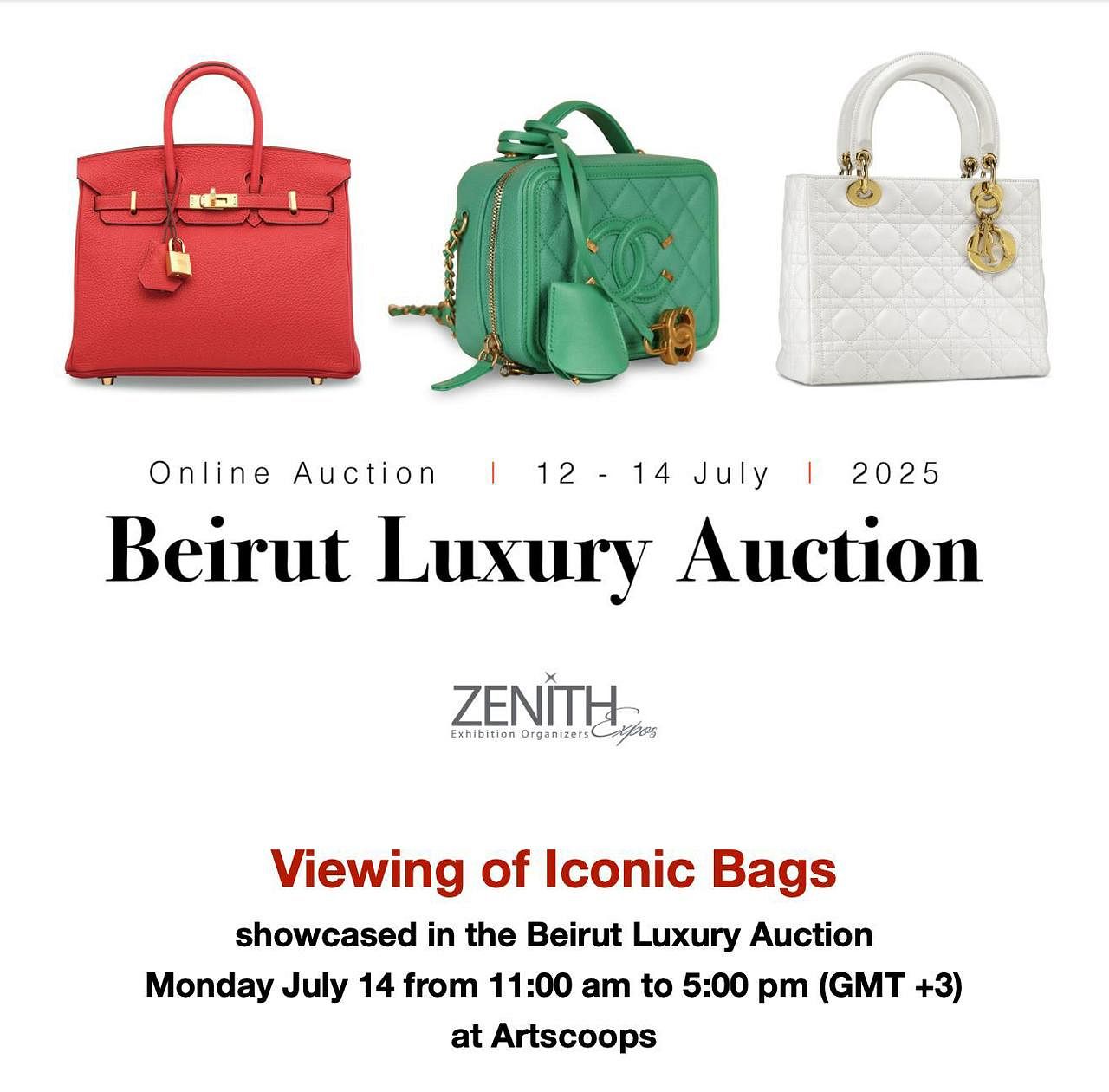 BEIRUT LUXURY AUCTION Agenda Culturel