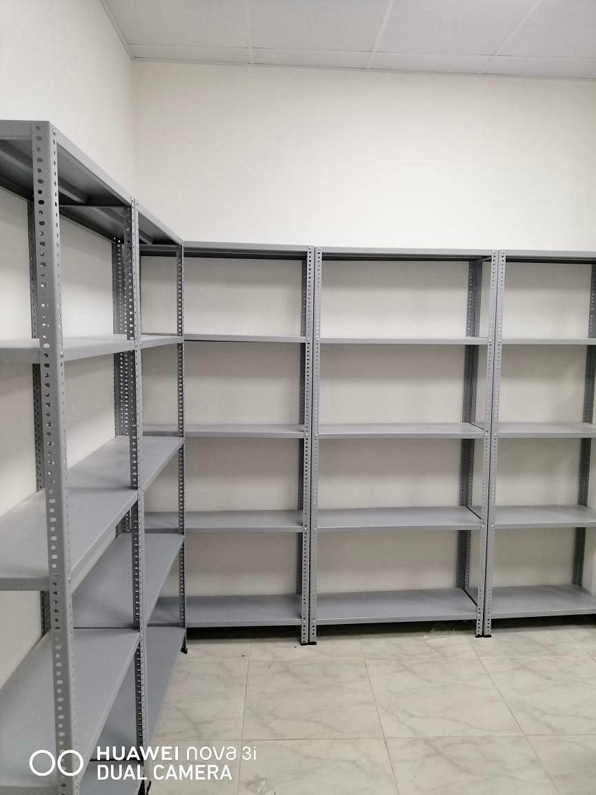 Regular shelves and storage