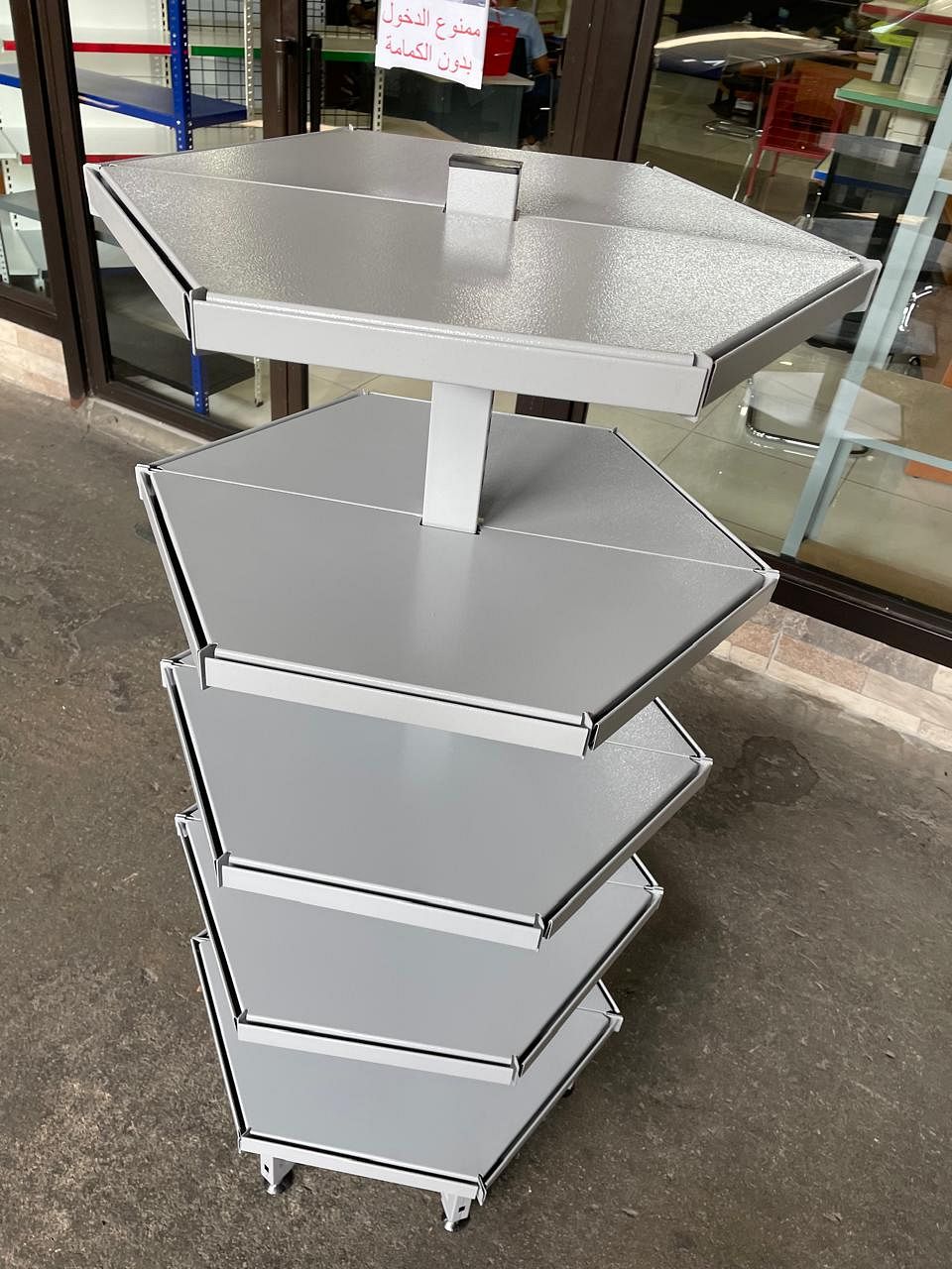 Hexagoned Display Stand