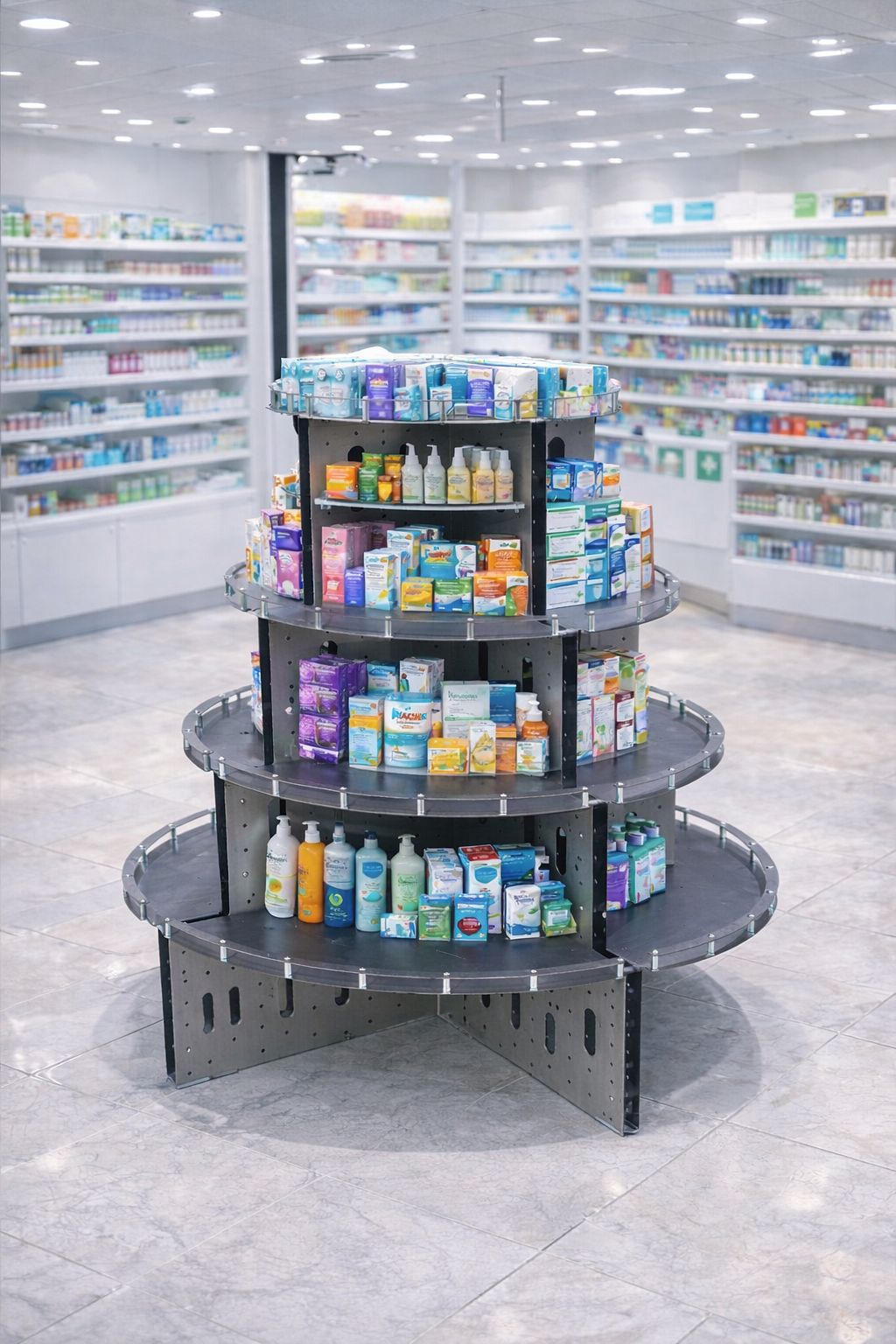 Round Display Shelf - View 2