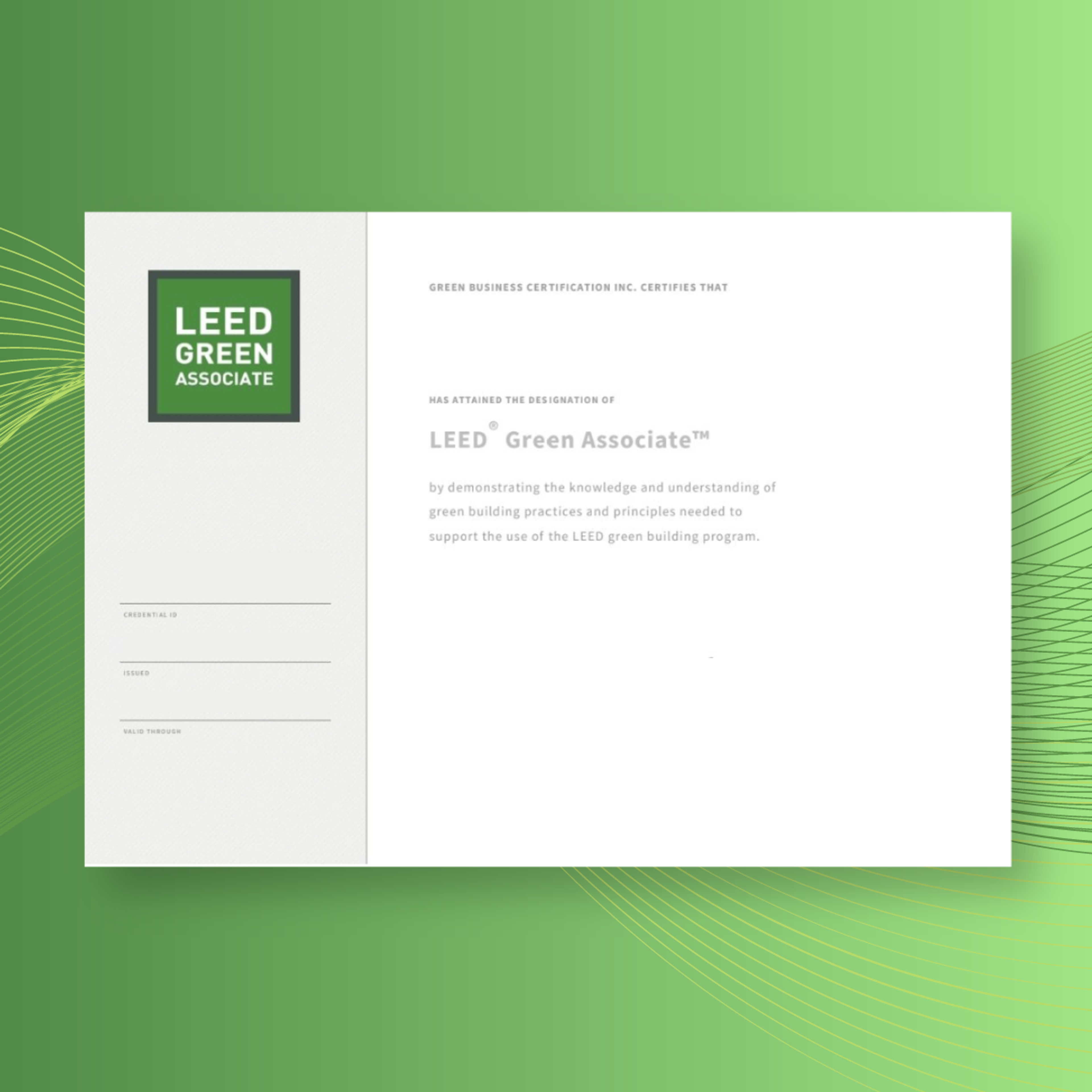 LEED GA exam preparation training