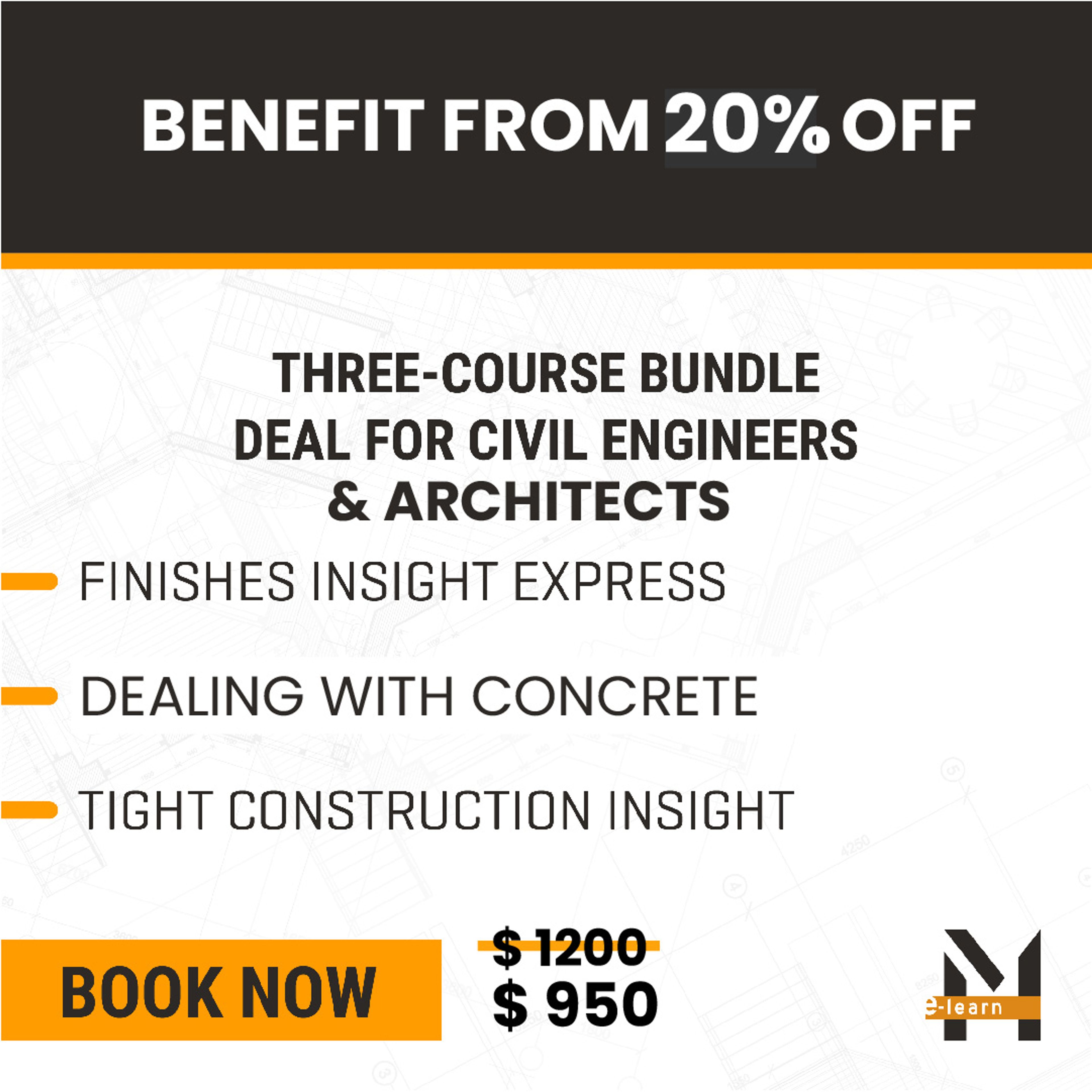 THE THREE-COURSE BUNDLE OFFER FOR CIVIL ENGINEERS AND ARCHITECTS