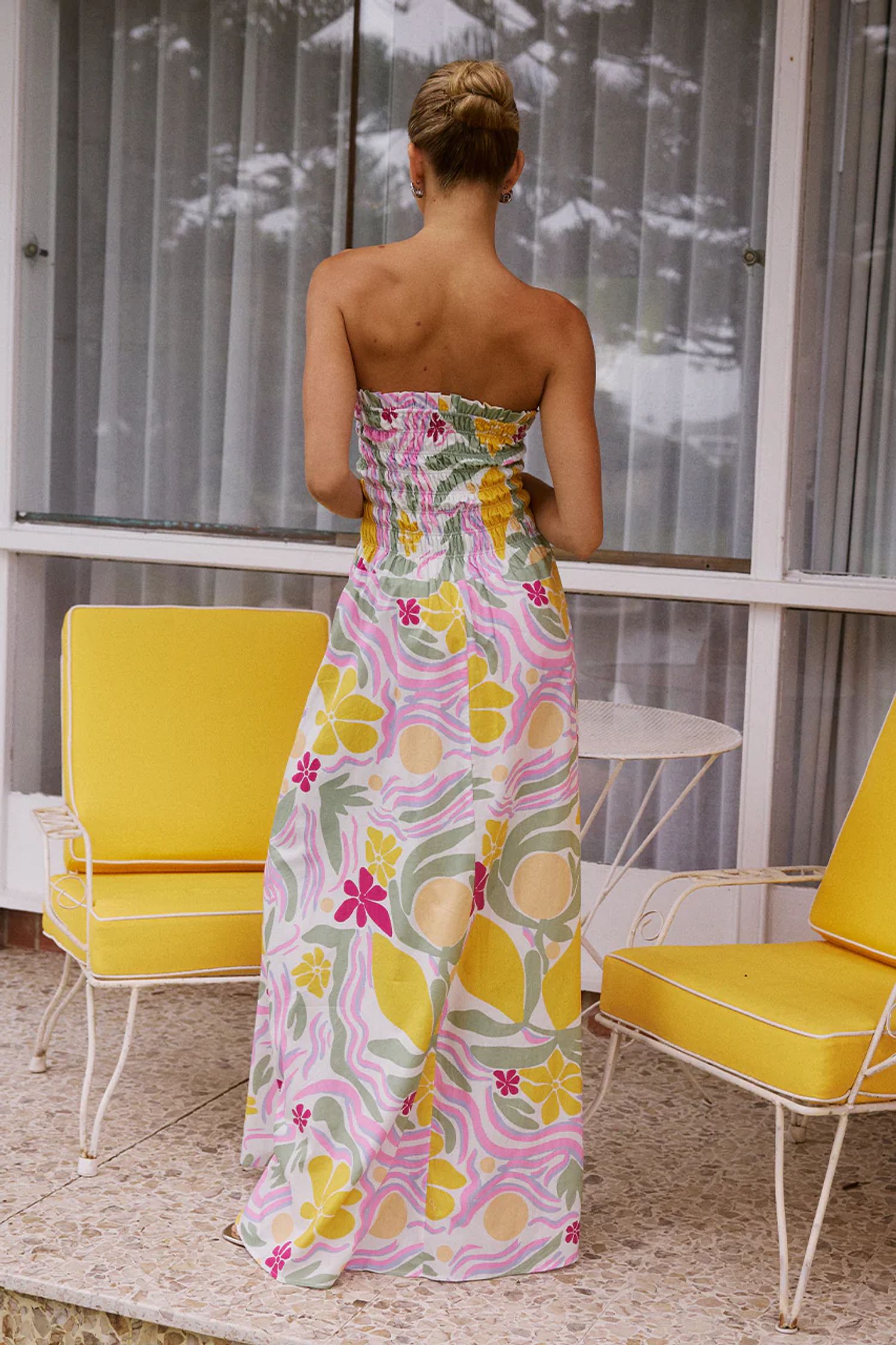 chinese dress ladies Aveline Tiered Maxi Dress  House of Fleur
